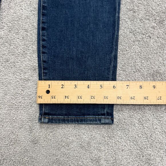 Good American Good Legs High Rise Skinny Denim Jeans Womens 18 Plus Dark Wash - Picture 16 of 16